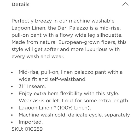 Brand New With Tags Lilly Pulitzer Linen Palazzo Pants - Picture 2 of 11